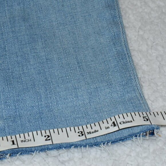 L'Agence Raw Hem High Waist Jeans Light Blue Size 25 - Picture 9 of 14